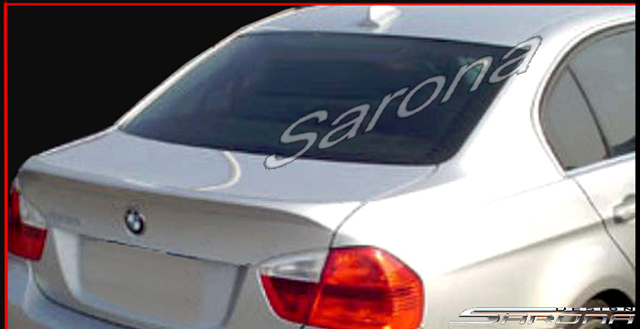 Custom BMW 3 Series  Sedan Trunk Wing (2006 - 2011) - $225.00 (Part #BM-117-TW)